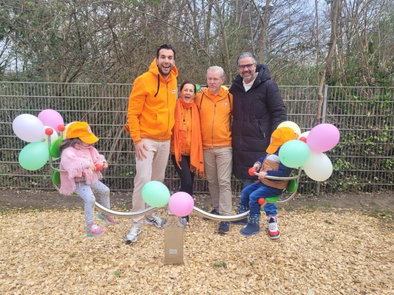 New seesaw for kindergarten children